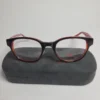 Evisu Black  Red Patterned Full-Rim Fashion Eyeglasses