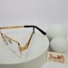 Fred FG50159U Gold Semi-Rimless Rectangle Metal Eyeglasses