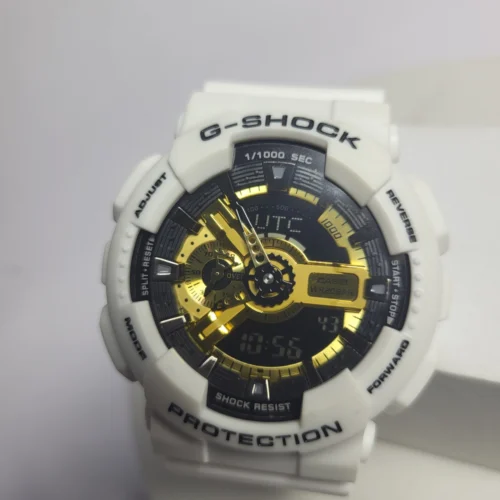 Casio G-Shock GA110 White Gold Men's Shock Resistant 20BAR Watch