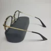 Gucci GG0591 Black Gold Geometric Blue Light Blocking Glasses