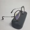 Gucci GG0591 Black Gold Geometric Blue Light Blocking Glasses