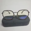Gucci GG0591 Black Gold Geometric Blue Light Blocking Glasses