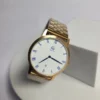 Haerde 1314520 Gold Stainless Steel Quartz Water Resistant Date Watch