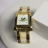 Hermès 6158 Women's Gold Rectangular Date Quartz Watch
