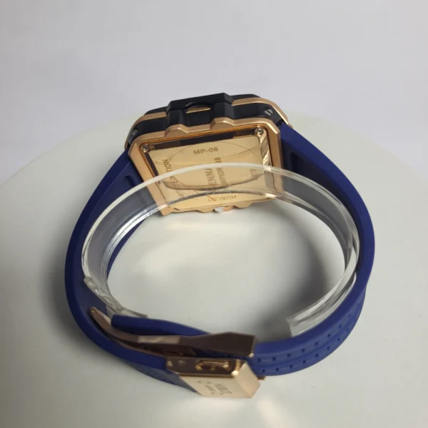 Hublot S1194 Men's Gold Square Chronograph Date Watch