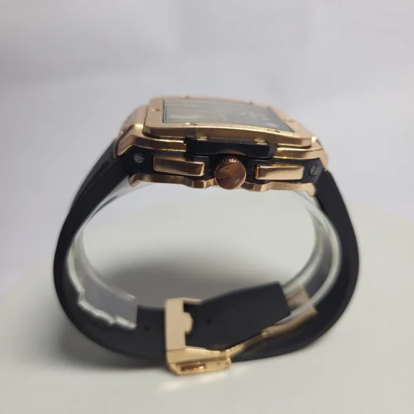 Hublot S1194 Men's Gold Square Chronograph Date Watch