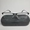 Hugo Boss CH 6030 Semi-Rimless Rectangle Metal Eyeglasses