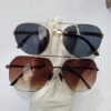 Ic! Berlin B82/B99 Unisex Aviator Gold Metal Frame Sunglasses