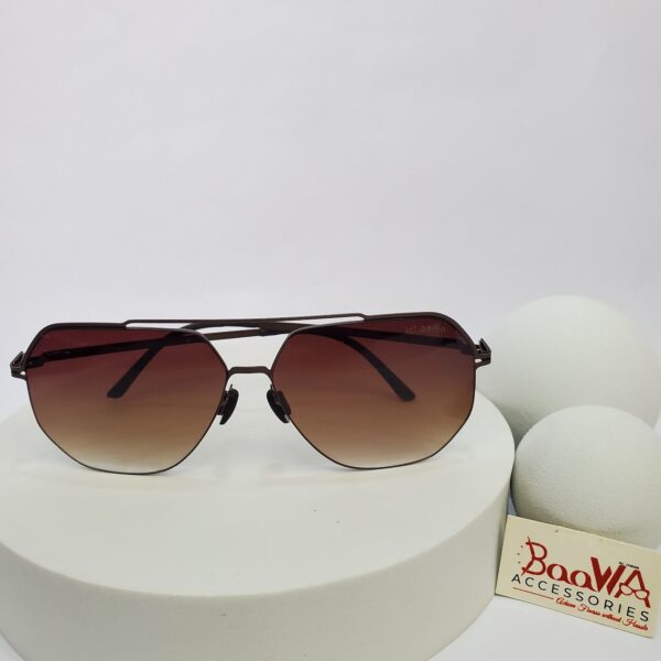 Ic! Berlin B82/B99 Unisex Aviator Gold Metal Frame Sunglasses