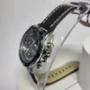Joefox 1603 Men's Dual Time Chronograph Leather Sport Watch