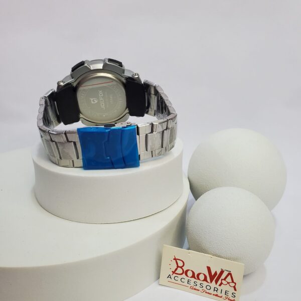 Joefox 1514G Men's Stainless Steel Hybrid Chronograph Sport Watch