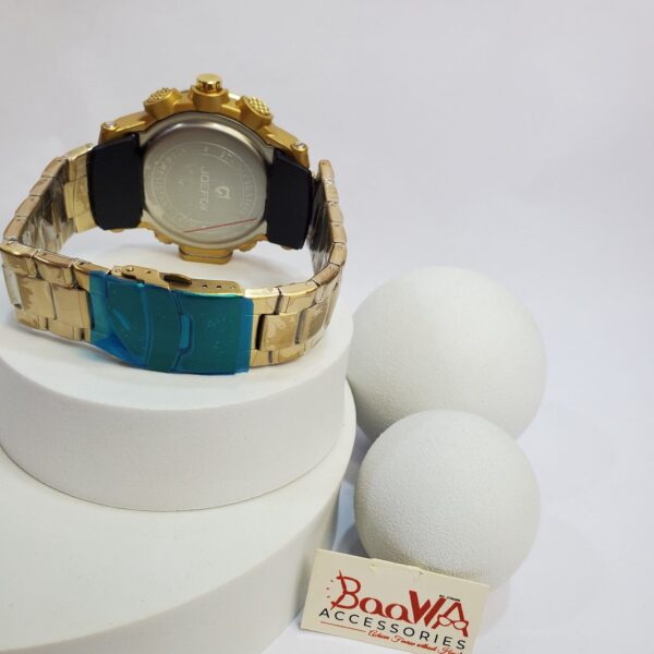 Joefox 1514G Men's Stainless Steel Hybrid Chronograph Sport Watch