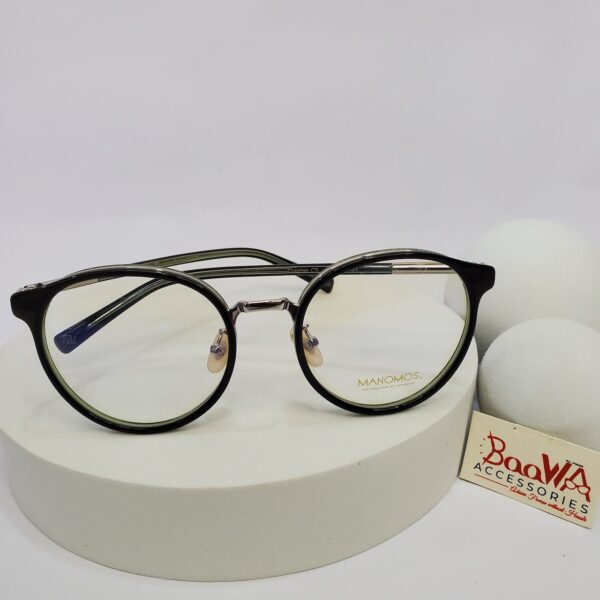 Manomos Mods C2 Round Tortoise Shell Full-Rim Eyeglasses