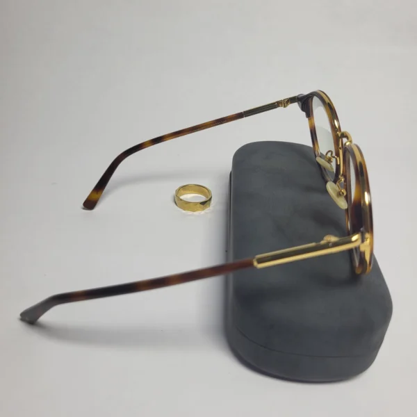 Manomos Mods C2 Round Tortoise Shell Full-Rim Eyeglasses