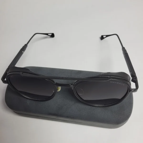 Maybach TJT2380 Aviator Black Metal Gradient Sunglasses