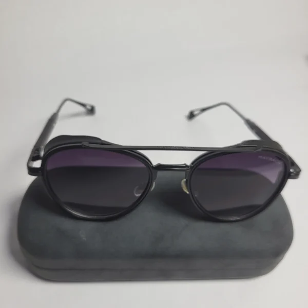 Maybach TJT2380 Aviator Black Metal Gradient Sunglasses