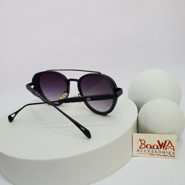 Maybach TJT2380 Aviator Black Metal Gradient Sunglasses