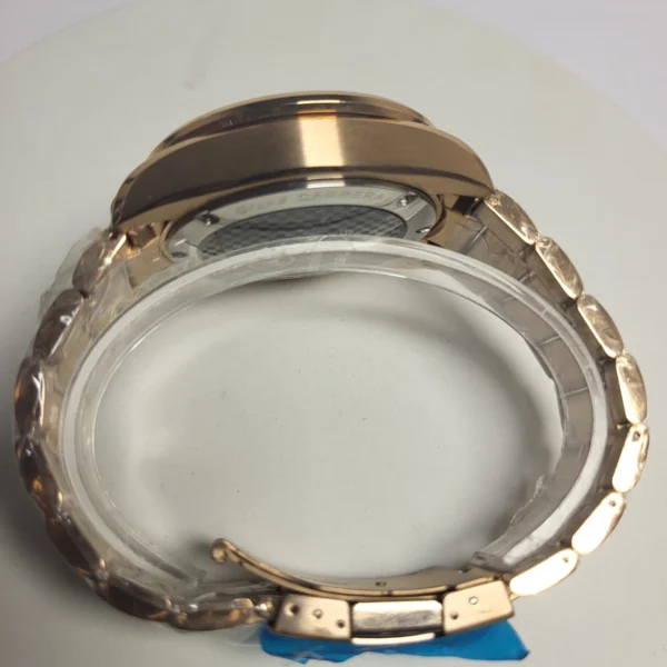 Benz Chronograph Tachymeter Men's Rose Gold Stainless Steel Watch