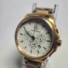 Benz Chronograph Tachymeter Men's Rose Gold Stainless Steel Watch