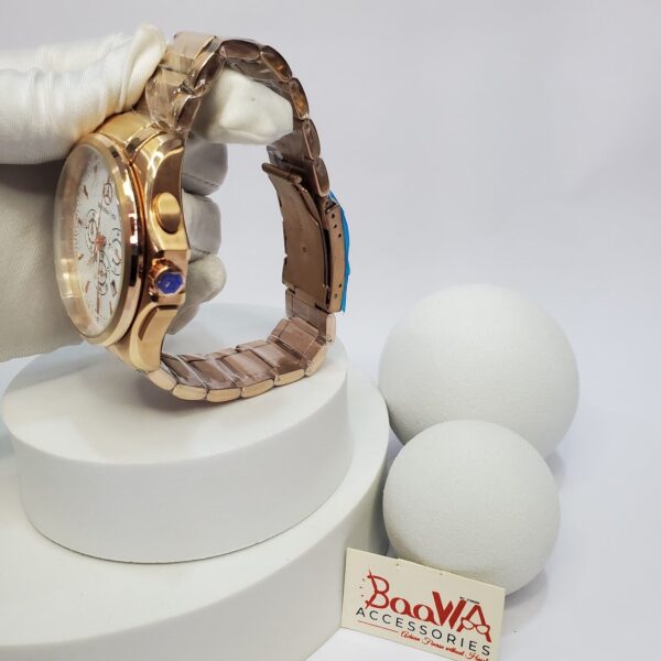 Benz Chronograph Tachymeter Men's Rose Gold Stainless Steel Watch