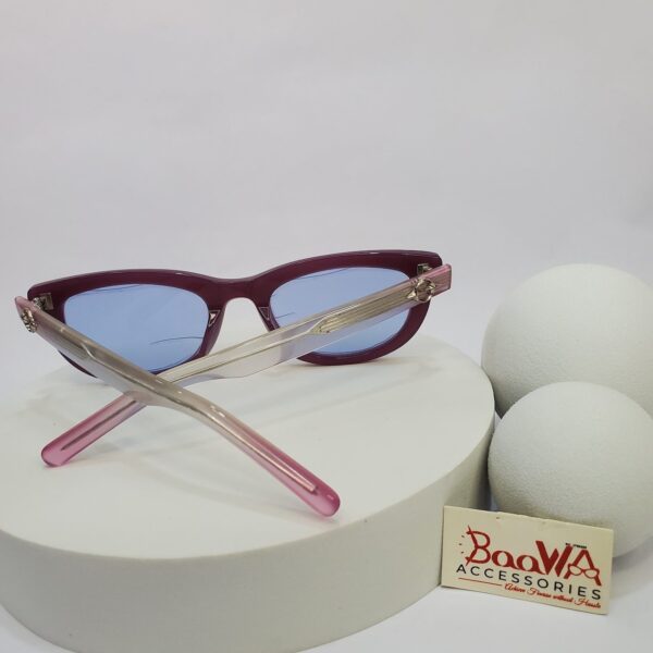 Designer Col.PC5 Purple Cat-Eye Sunglasses