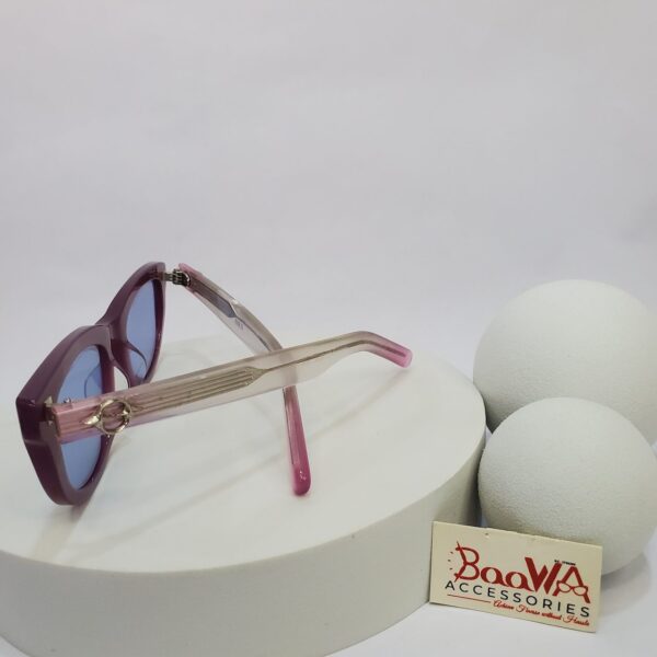 Designer Col.PC5 Purple Cat-Eye Sunglasses