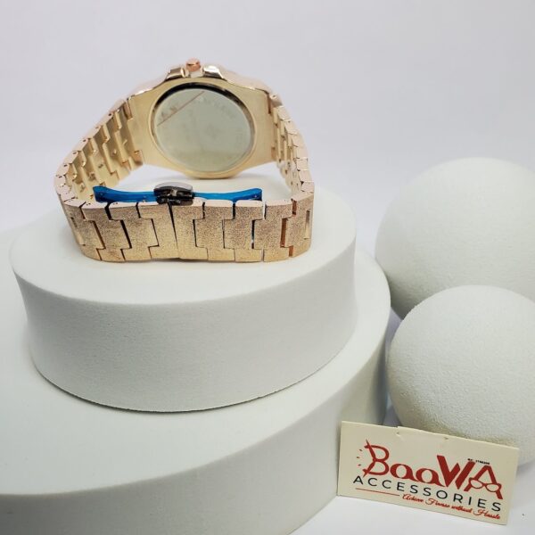 Patek Philippe 1560 Men's Gold Textured Stainless Steel Water Resistant Watch