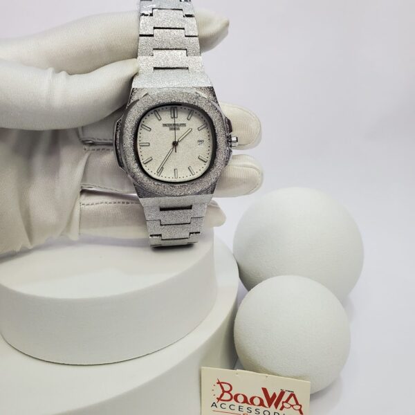 Patek Philippe 1560 Men's Gold Textured Stainless Steel Water Resistant Watch