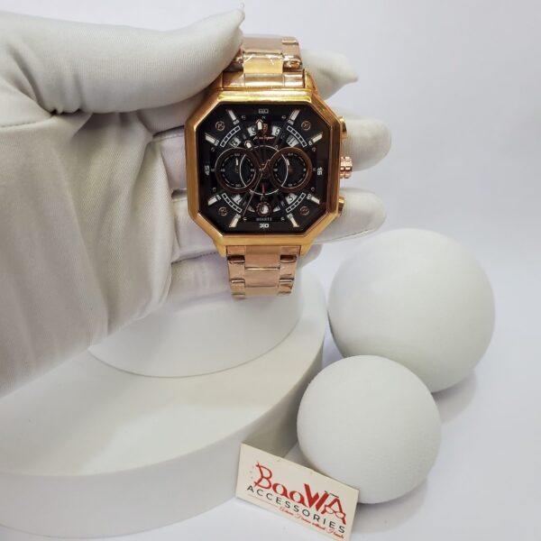 Poedagar 938B Men's Quartz Chronograph Stainless Steel Watch