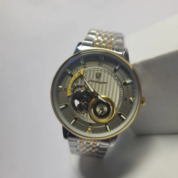 Poedagar 1416 Men's Automatic Chronograph Stainless Steel Watch