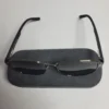 Police T0973 Men's Metal Frame Gradient  Dark Lens Sunglasses