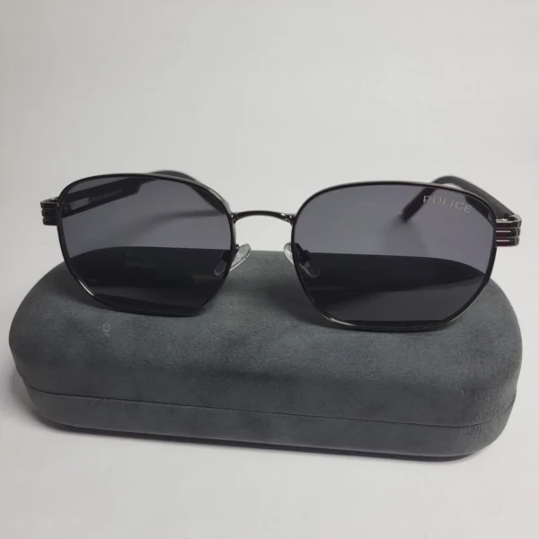 Police T0973 Men's Metal Frame Gradient  Dark Lens Sunglasses