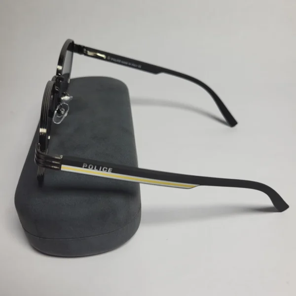 Police T0973 Men's Metal Frame Gradient  Dark Lens Sunglasses