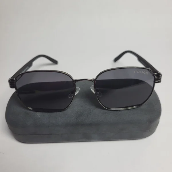 Police T0973 Men's Metal Frame Gradient  Dark Lens Sunglasses