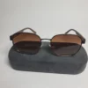Police T0973 Men's Metal Frame Gradient  Dark Lens Sunglasses