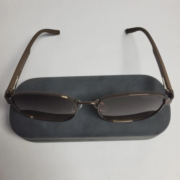 Police T0973 Men's Metal Frame Gradient  Dark Lens Sunglasses