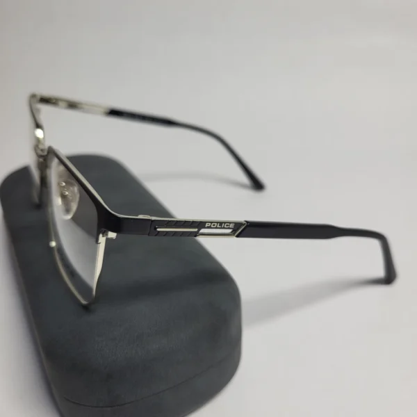 Police CH 6039 Men's Rectangle Metal Full-Rim Eyeglasses