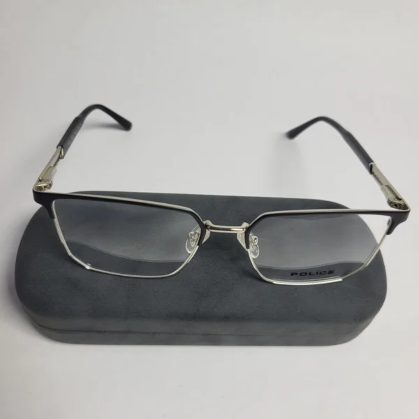 Police CH 6039 Men's Rectangle Metal Full-Rim Eyeglasses