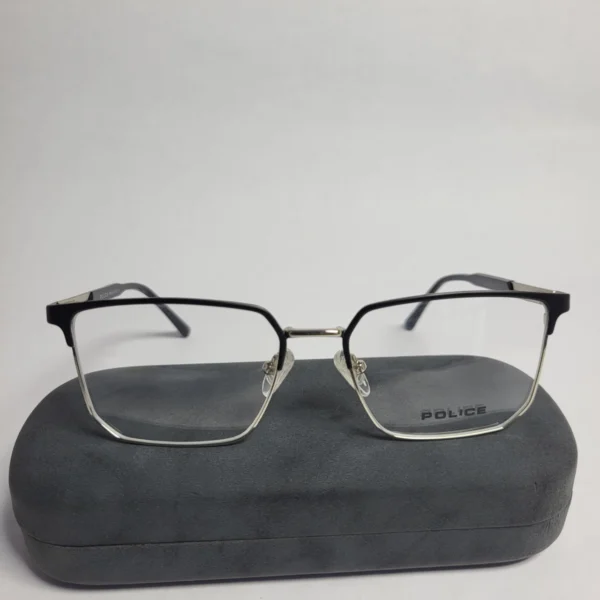 Police CH 6039 Men's Rectangle Metal Full-Rim Eyeglasses