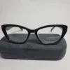 Prada PR 19WV Black Cat-Eye Acetate Eyeglasses