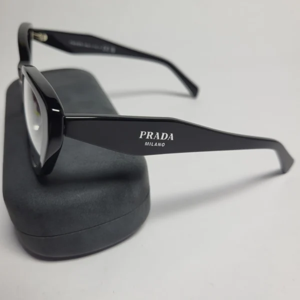Prada PR 19WV Black Cat-Eye Acetate Eyeglasses