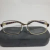 Prada Men's Rectangle Metal Frame Eyeglasses - Gold  Blue