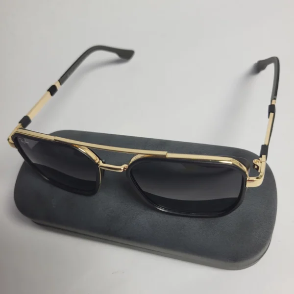 Ray-Ban RB58536 Gold Metal Square Sunglasses