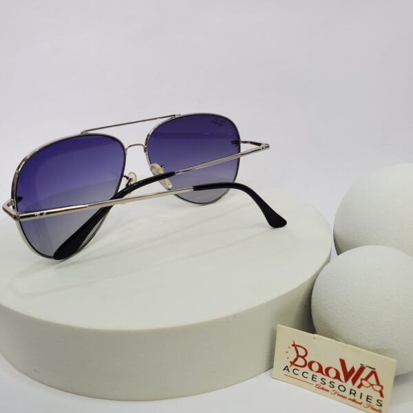 Ray-Ban RB3469 Unisex Titanium Aviator Purple Gradient Sunglasses
