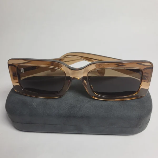 Red by Red 53221-145 Unisex Rectangular Acetate Sunglasses