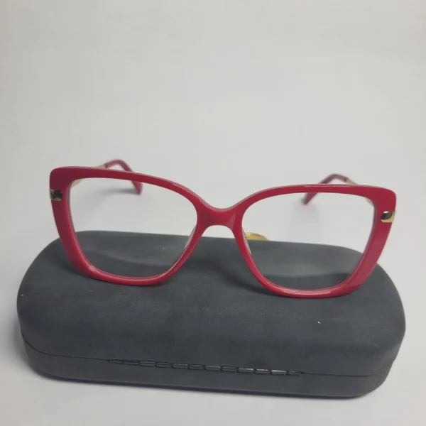 Designer ZHi305 Red Cat-Eye Women's Glasses