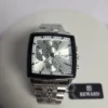 Reward Men's RD81100M Chronograph Water Resistant Gold Black Square Watch