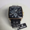 Reward Men's RD81100M Chronograph Water Resistant Gold Black Square Watch