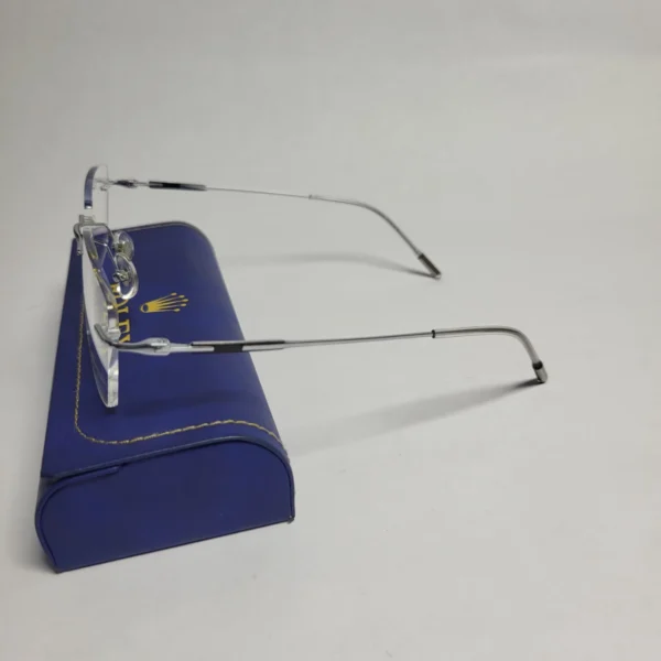 Rolex RO9816 Ti-A Rimless Titanium Rectangle Eyeglasses