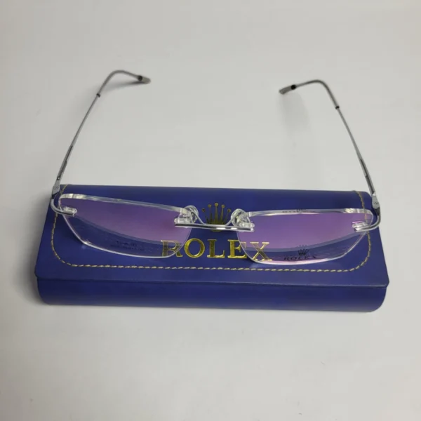 Rolex RO9816 Ti-A Rimless Titanium Rectangle Eyeglasses